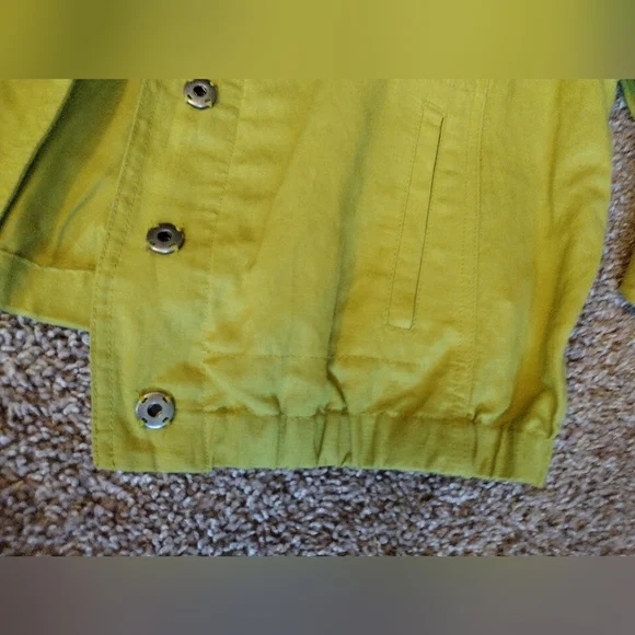 Ruby Rd. Lime Green Jacket Blazer - Picture 9 of 14